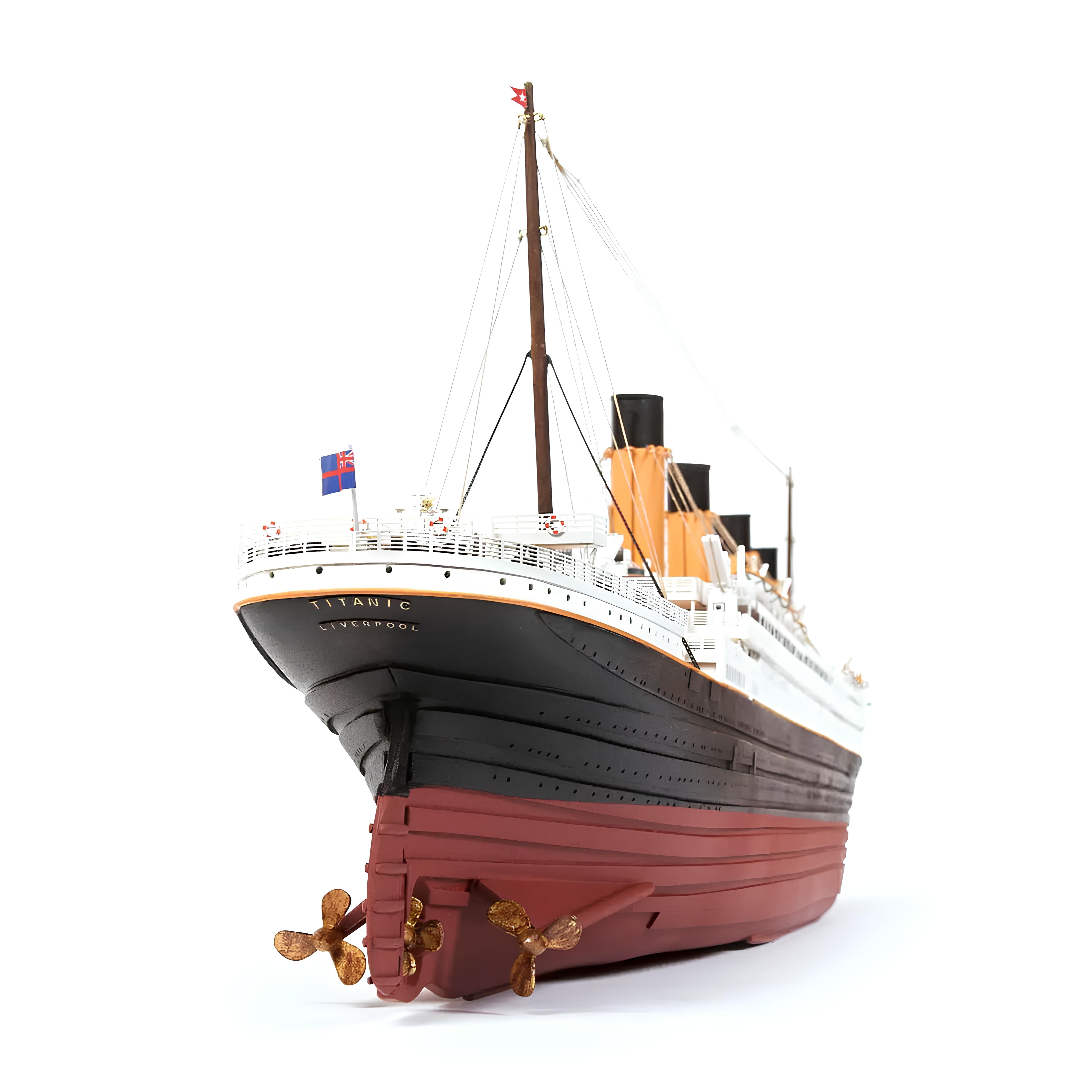 鐵達尼號Titanic 豪華郵輪- 奧克爾木質精品模型套組| 難易度:中– 泛科 
